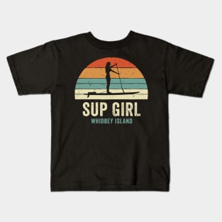 Whidbey Island On Sup Kids T-Shirt